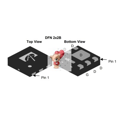 AON2409 P-Channel MOSFET 30V 8A