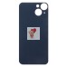 Задняя крышка для iPhone 14 Красный (стекло, широкий вырез под камеру, логотип)