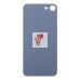Задняя крышка для iPhone 8 Черный (стекло, широкий вырез под камеру, логотип)