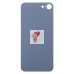 Задняя крышка для iPhone 8 Красный (стекло, широкий вырез под камеру, логотип)