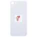 Задняя крышка для iPhone 8 Белый (стекло, широкий вырез под камеру, логотип)