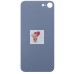 Задняя крышка для iPhone 8 Белый (стекло, широкий вырез под камеру, логотип)