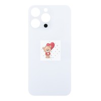 Задняя крышка для iPhone 14 Pro Max Белый (стекло, широкий вырез под камеру, логотип) Задняя крышка для iPhone 14 Pro Max Белый (стекло, широкий вырез под камеру, логотип)