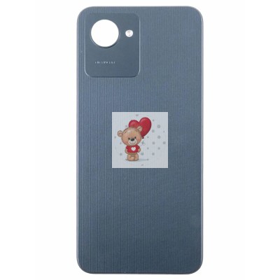 Задняя крышка для Realme C30s (RMX3690) Черный