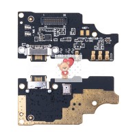 Шлейф для Oukitel K15 Plus плата на системный разъем/микрофон - Премиум