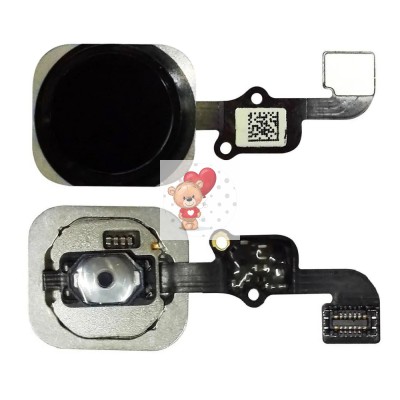 Шлейф для iPhone 6 Plus на кнопку HOME в сборе Черный