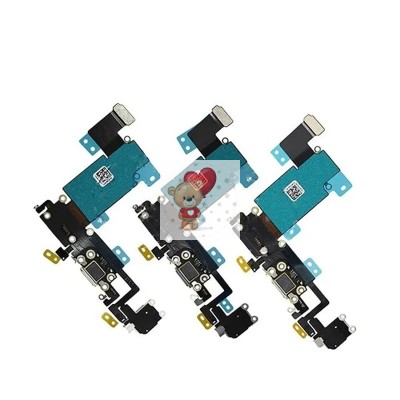 Шлейф для iPhone 6S Plus на системный разъем/разъем гарнитуры/микрофон Белый Шлейф для iPhone 6S Plus на системный разъем/разъем гарнитуры/микрофон Белый