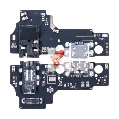 Шлейф для Realme C33 плата системный разъем/разъем гарнитуры/микрофон