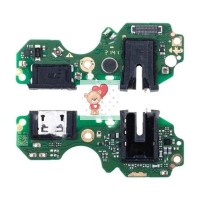 Шлейф для Tecno Spark 8C на системный разъем/разъем гарнитуры/микрофон - Премиум