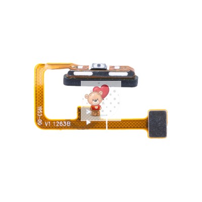 Шлейф для Xiaomi Mi 11 Lite сканер отпечатка пальцев Черный
