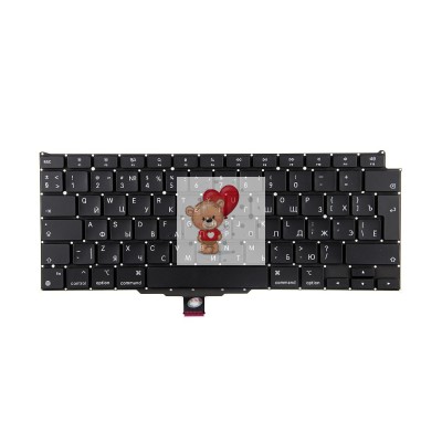 Клавиатура для ноутбука MacBook Air M1 13" A2337 (2020, Г-образный Enter RU) Черная Клавиатура для ноутбука MacBook Air M1 13" A2337 (2020, Г-образный Enter RU) Черная