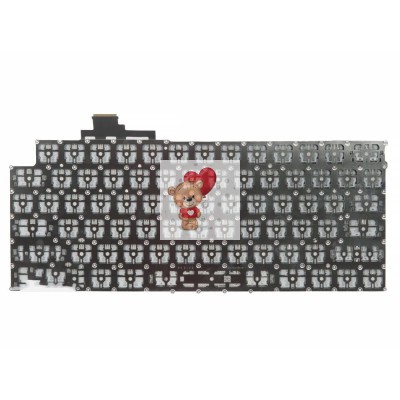 Клавиатура для ноутбука MacBook Air M2 13" A2681 (2022, прямой Enter RU) Черная