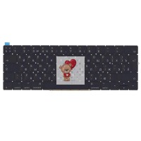 Клавиатура для ноутбука MacBook Pro Pro 15" A1707 (2016-2017, Г-образный Enter RU) Черная