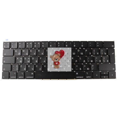 Клавиатура для ноутбука MacBook Pro 15" A1990 (2018-2019, Г-образный Enter RU) Черная Клавиатура для ноутбука MacBook Pro 15" A1990 (2018-2019, Г-образный Enter RU) Черная