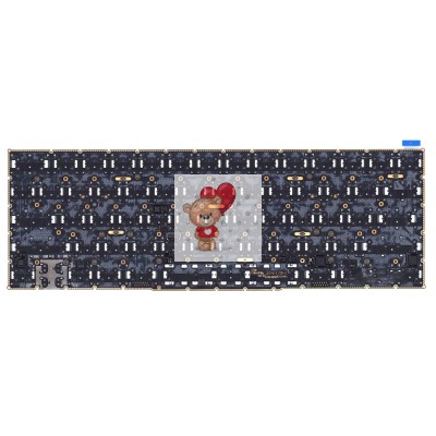 Клавиатура для ноутбука MacBook Pro 15" A1990 (2018-2019, прямой Enter RU) Черная