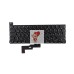 Клавиатура для ноутбука MacBook Pro M1 13" A2338 (2020-2022, Г-образный Enter RU) Черная