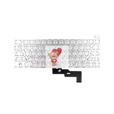 Клавиатура для ноутбука MacBook Pro M1 13" A2338 (2020-2022, прямой Enter RU) Черная Клавиатура для ноутбука MacBook Pro M1 13" A2338 (2020-2022, прямой Enter RU) Черная