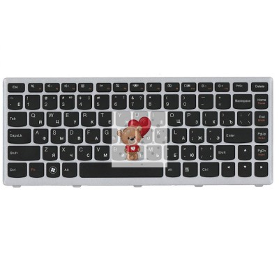 Клавиатура для ноутбука Lenovo U410 P.n: 25203740, 25203620, AELZ8700110, 9Z.N7GSQ.A0R, NSK-BCASQ