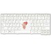 Клавиатура для ноутбука Lenovo IdeaPad S12 Белая P/N: 25-008393, 25-008399, 25008393, 25008399