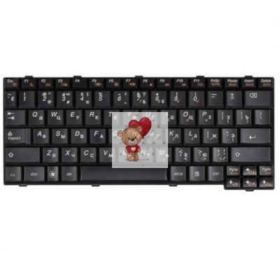 Клавиатура для ноутбука Lenovo S12 Черная P.n: 25-008393, 25-008399, 25008393, 25008399
