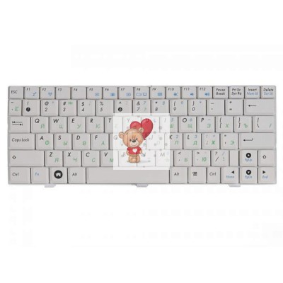 Клавиатура для ноутбука Asus Eee PC 1000 1000H S101H Белая P.n: V021562IS, V0215621S3, 0KNA-0D3RU02