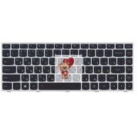 Клавиатура для ноутбука Lenovo IdeaPad G40-30 с серой рамкой и подсветкой Клавиатура для ноутбука Lenovo IdeaPad G40-30 с серой рамкой и подсветкой