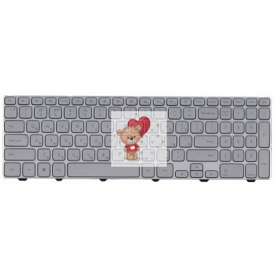 Клавиатура для ноутбука Dell Inspiron 15-3000 Серебряная