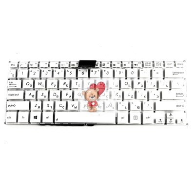 Клавиатура для ноутбука Asus X200CA F200CA R200CA Белая P.n: 90NB02X2-R30190, 0KNB0-1123RU00, AEEX8700010