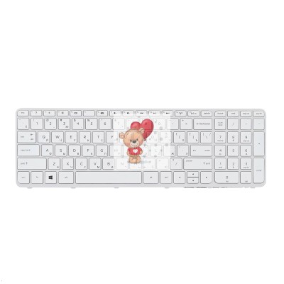Клавиатура для ноутбука HP 17 17-n 17-e Белая P.n: 710407-001, 720670-001, 725365-001, AER68U00110