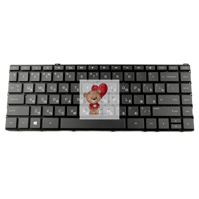 Клавиатура для ноутбука HP Spectre x360 Черная с подсветкой p.n: SG-85020-XUA