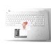 Клавиатура для ноутбука Asus X756UA TopCase Белая P/n: 13NB0A03AM0221 90NB0A03-R30201