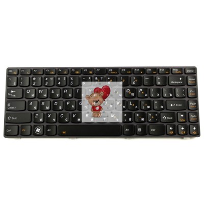 Клавиатура для ноутбука Lenovo Y480 с подсветкой P/n: 25203225, 25-203225, T2Y8-RU, PK130MZ3A05