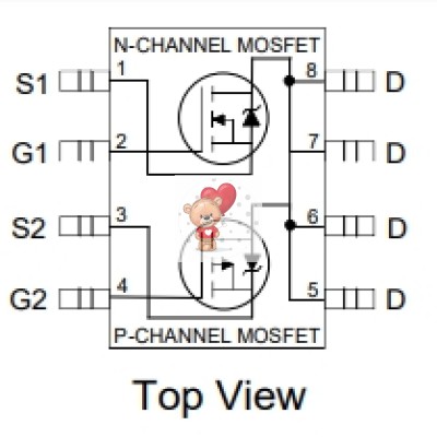 IRF7389 NP-Channel MOSFET 30V 7.3A