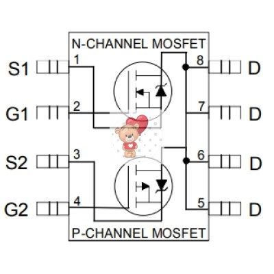 IRF7389 NP-Channel MOSFET 30V 7.3A