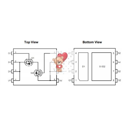 AO7934 N-Channel MOSFET 30V 18A