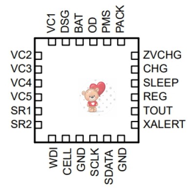 BQ29312ARTHR QFN