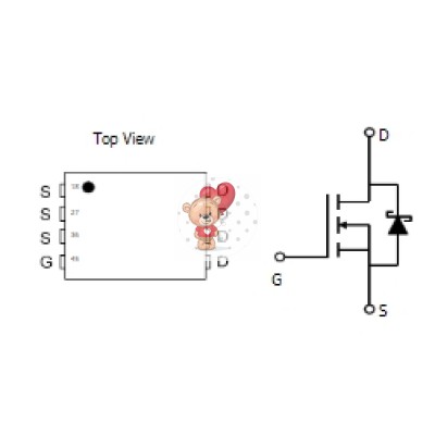 Микросхема AON6786 N-Channel MOSFET 30V 85A