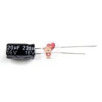 Конденсатор 16V 220uF Конденсатор 16V 220uF