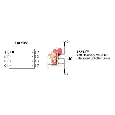 AON6760 N-Channel MOSFET 30V 36A
