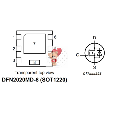 PMPB20EN N-Channel MOSFET 30V 10.4A