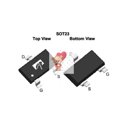 AO3404A N-Channel MOSFET 30V 5A