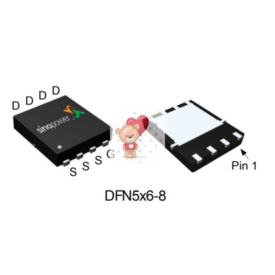 SM4372NAKPC-TRG N-Channel MOSFET 30V 100A