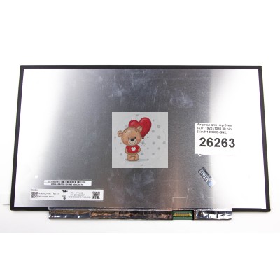 Матрица для ноутбука 14.0" 1920x1080 30pin Slim AAS N140HCG-GQ2 Matte 60Hz