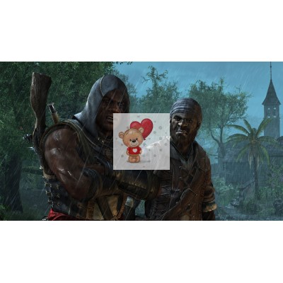 Диск Assassin's Creed IV. Черный флаг PS4 Без плёнки