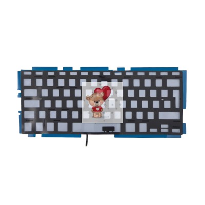 Подсветка клавиатуры для ноутбука MacBook Pro 13" A1278 (2008-2012, Г-образный Enter RU) Черный