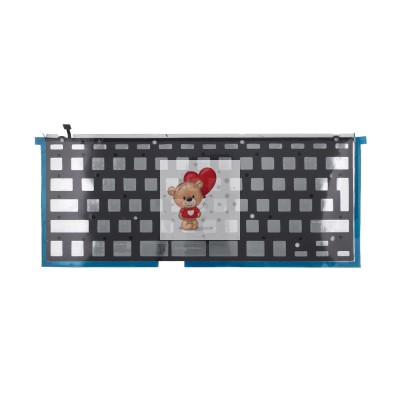 Подсветка клавиатуры для ноутбука MacBook Pro 13" A1502 (2013-2015, Г-образный Enter RU) Черный