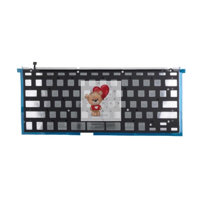 Подсветка клавиатуры для ноутбука MacBook Pro 13" A1502 (2013-2015, прямой Enter RU) Черный