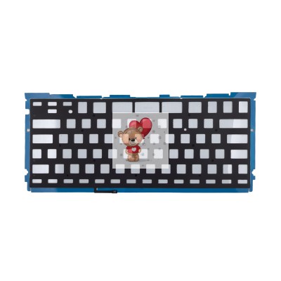 Подсветка клавиатуры для ноутбука MacBook Pro 15" A1398 (2012-2015, прямой Enter RU) Черный