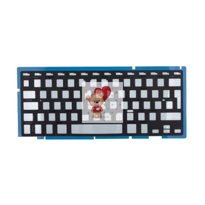 Подсветка клавиатуры для ноутбука MacBook Pro 17" A1297 (2009-2011, Г-образный Enter RU) Черный