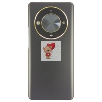 Задняя крышка для Huawei Honor X9b ALI-NX1 Черный - Премиум Задняя крышка для Huawei Honor X9b ALI-NX1 Черный - Премиум